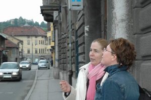 con Kanita a Sarajevo